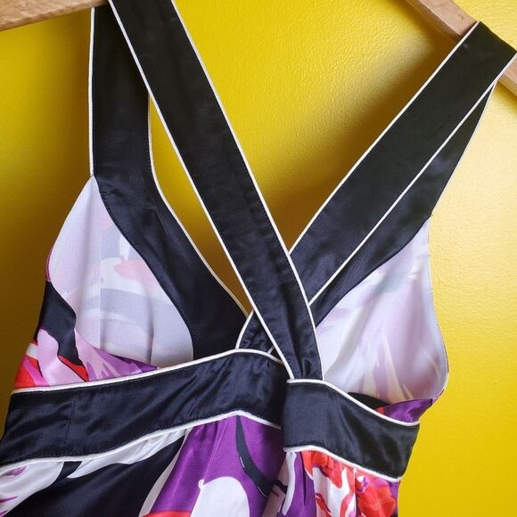 Banana Republic Silk Printed Dress Size 2P - Picture 12 of 12